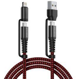 4 in 1 C Type Red USB Cable