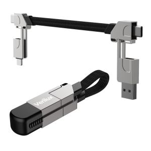 Verilux 4 in 1 C Type Magnetic USB Cable