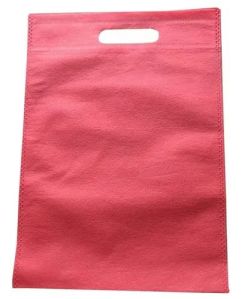 Red D Cut Non Woven Bag