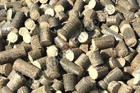 60 mm - 90 mm cotton Stalk Biomass briquette