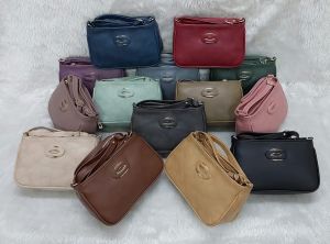 Multicolor Leather Side Bags