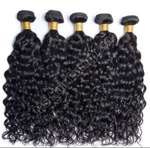 Natural Curly Human Hair Weft Extension