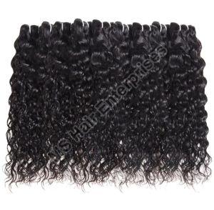 Natural Curly Human Hair Weft Extension