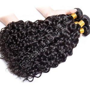 Natural Curly Human Hair Weft Extension