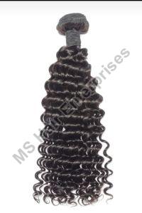 Steam Curly Human Hair Weft Extension