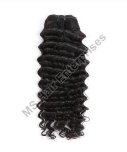 Steam Curly Human Hair Weft Extension