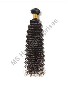 Steam Curly Human Hair Weft Extension