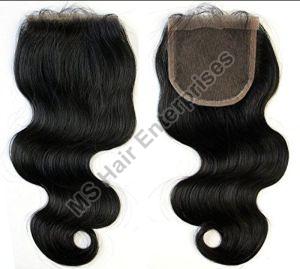 Natural Curly Black Transparent Lace Closure