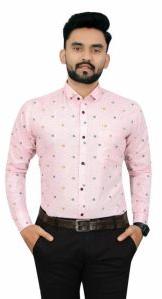 Mens Cotton Casual Printed Shirt