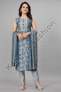 Ladies Fancy Kurta and Pant with Dupatta Set