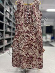 Ladies Party Wear Printed Kurti