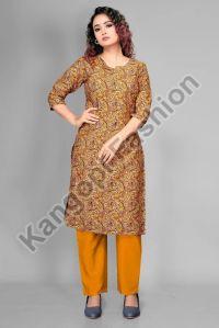 Ladies Printed Kurta Pants Sets