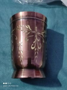 Handicrafts Brass Glass
