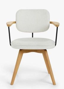 Upholstered Mango Wooden Office Chair
