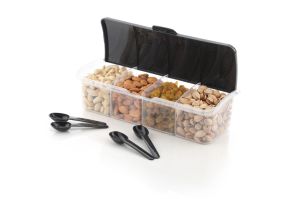 Multipurpose Plastic 4 In 1 Masala Box for Kitchen