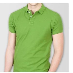 Mens Plain Polo Neck Printed T Shirt