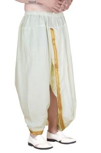 32 Inch Mens Readymade Off White Cotton Dhoti