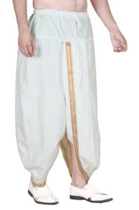 36 Inch Mens Readymade White Cotton Dhoti