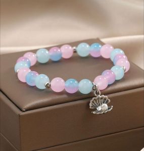 Fancy Multicolor Glass Beads Bracelet