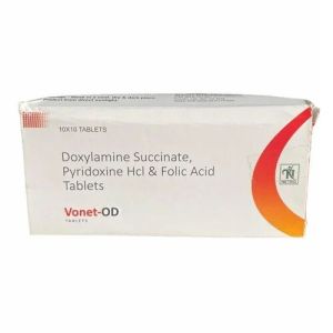 Doxylamine Succinate Pyridoxine Hcl & Folic Acid Tablets