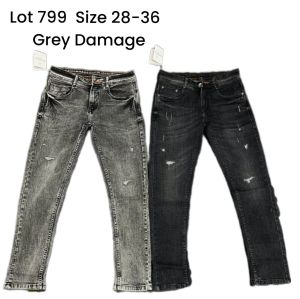 Mens Damage Denim Jeans