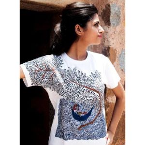 Ladies Hand Painted T Shirt