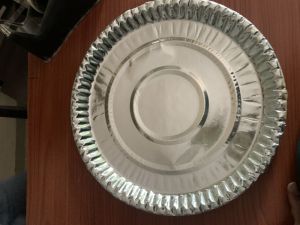 Silver Paper Plate