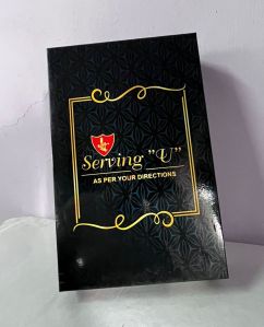 Black Ethnic Wear Packaging Box