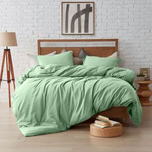 single bed mint green duvet cover