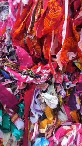 color cotton waste