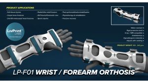 livprint hand forearm wrist plastic brace