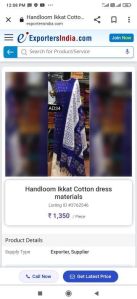 ikkat dress materials