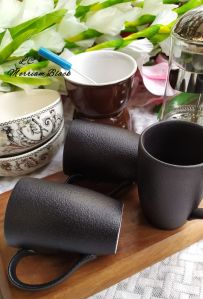Coffee mugs of rice husk sustainable items