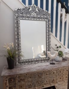 Bone Inlay Mirror