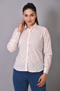 ladies printed shirt