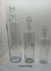 Charlie Vodka Glass Liquor Bottle