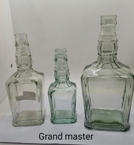 Grand Master Glass Liquor Bottle