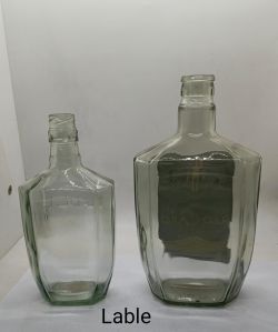 Label Glass Liquor Bottle