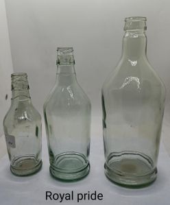 Royal Pride Glass Liquor Bottle