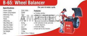 Car Wheel Balancing Machine , Model B65