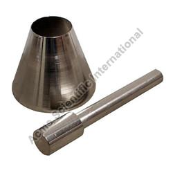 Sand Absorption Cone And Tamper.