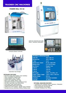 CNC Trainer Milling Machine