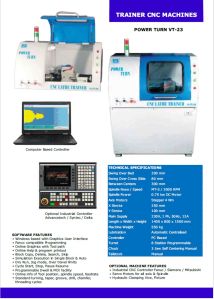 CNC Trainer Lathe Machine