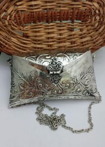 Brass antique purse