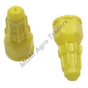 ABS Plastic 1 Hole Spray Yellow Nozzle