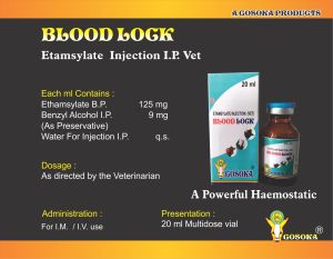 Etamsylate Injection IP Vet
