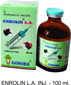 Enrofloxacin Injection 20% LA