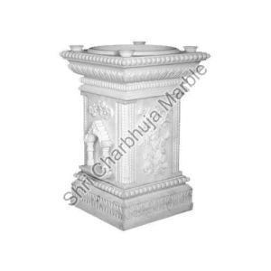 Marble Tulsi Planter