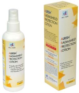 radiation protection lotion for radiation cancer patients