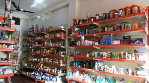 Medical Store Display Rack